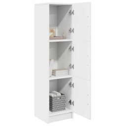Walplus Highboard White 31.5 X 32 X 124 Cm Engineered Wood - thumbnail 3