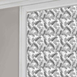 Lister Cartwright Monochrome Palm Leaf Blackout Roller Blinds Easy Fit Child Safety Included (90 X 140 Cm) - thumbnail 3