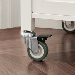 Sobuy Fkw22-Nw, Kitchen Trolley Cart Storage Trolley Serving Trolley Cabinet With Rubber Wood Worktop,w60Xd44.5Xh91.5 - thumbnail 6