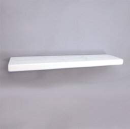 Toolty Shelf Invisible Brackets 225mm White Daisy 50Cm - thumbnail 3