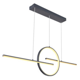 Luminosa Lighting Luminosa Barral Pendant Ceiling Light Graphite 3X Led Dimmable 3000-6000K Remote Control - thumbnail 5
