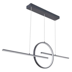 Luminosa Lighting Luminosa Barral Pendant Ceiling Light Graphite 3X Led Dimmable 3000-6000K Remote Control - thumbnail 2