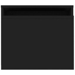 Vidaxl Coffee Table Set Black 100X48X40 Cm Engineered Wood Coffee Tables - thumbnail 6
