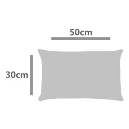 Red Merry Christmas Velvet Effect Indoor Christmas Cushion, (L)50Cm X (W)30Cm - thumbnail 7