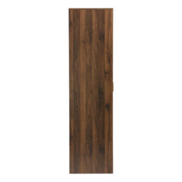 Sweeek - Wardrobe With Wood Decor, 1 Hanging Rail And 2 Doors, Linear, Walnut, 80X48X180 Cm - thumbnail 8