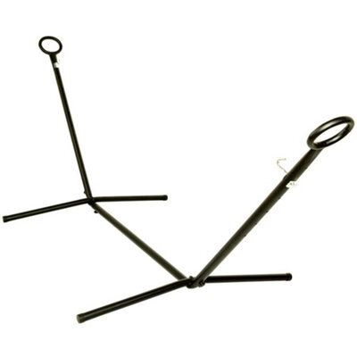 Primrose Black Steel Hammock Stand With Carry Bag Included - image 1