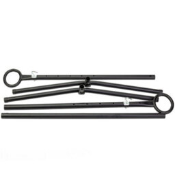 Primrose Black Steel Hammock Stand With Carry Bag Included - thumbnail 8