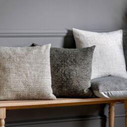 Gallery™ Chenille Taupe Woven Effect Indoor Cushion, (L)55Cm X (W)55Cm - thumbnail 5