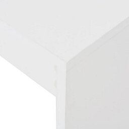 Berkfield Bar Table With Shelf White 110X50X103 Cm - thumbnail 5