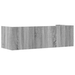Berkfield Wall Shelf Grey Sonoma 100X35X30.5 Cm Engineered Wood - thumbnail 6