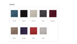 Comfy Deluxe 3Ft Cube Maroon Chenille 54Inch Floorstanding Headboard - thumbnail 2
