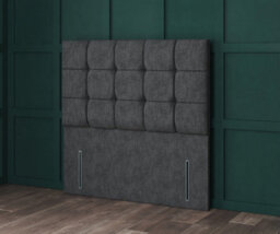 Comfy Deluxe 3Ft Cube Maroon Chenille 54Inch Floorstanding Headboard - thumbnail 1