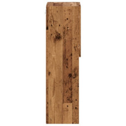 Berkfield Tv Cabinet With Led Lights Old Wood 30.5X30X102 Cm - thumbnail 8