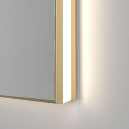 Durovin Bathrooms Wall Mounted Illuminated Led Bathroom Rectangular Mirror Touch Sensitive Switch And Anti Fog 400 X 600mm - thumbnail 3