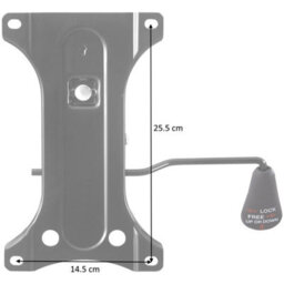 Chrome Office Chair Refurbishment Refurb Kit - Base Castor Wheels Gas Lift Lever - thumbnail 3