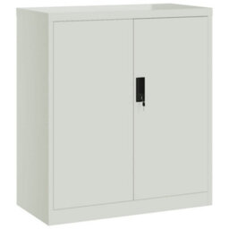 Berkfield File Cabinet Light Grey 79X40X90 Cm Steel - thumbnail 2