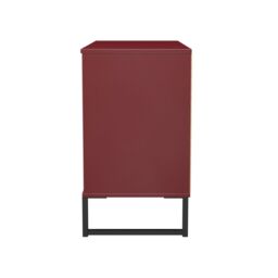Marsala Ready Assembled Matt Red Tv Unit & 3 Drawers, (H)68.3Cm X (W)96.8Cm X (D)39.2Cm - thumbnail 6