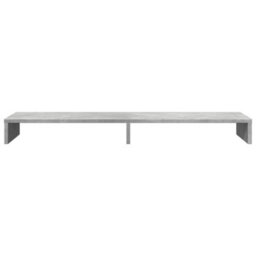Walplus Monitor Stand Concrete Grey 100X27X10 Cm Engineered Wood - thumbnail 4