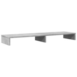 Walplus Monitor Stand Concrete Grey 100X27X10 Cm Engineered Wood - thumbnail 6