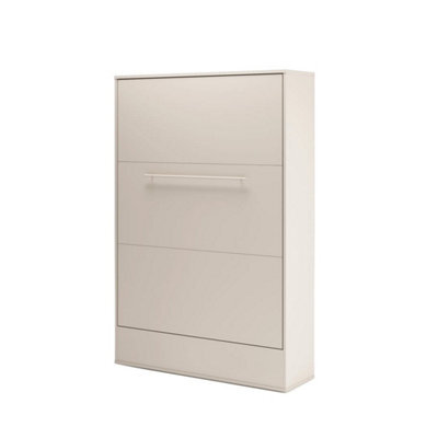 Arte Charlie 07 Vertical Wall Bed Concept 140 Cm In Cashmere - Space-Saving Double Bed With Smart Fold-Away Design - image 1