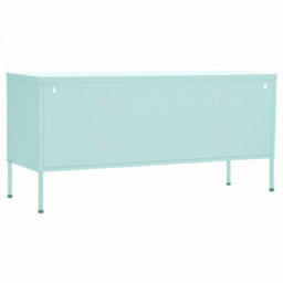 Berkfield Tv Cabinet Mint 105X35X50 Cm Steel - thumbnail 5