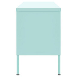 Berkfield Tv Cabinet Mint 105X35X50 Cm Steel - thumbnail 4