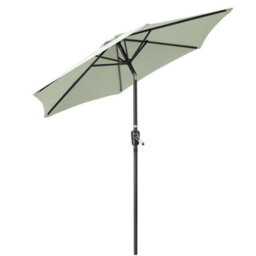 Christow 2.4M Crank And Tilt Parasol With Uv Protection - thumbnail 1
