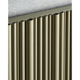 Clifton 575mm (H) X 1439mm (W) - Bronze Double Panel Horizontal Aluminium Radiator (Tavistock ) - (0.57M X 1.43M) - Depth 52mm - thumbnail 2