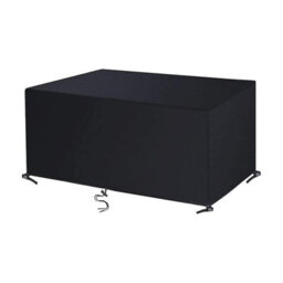 Garden Furniture Cover 150X90X75Cm Black 420D Oxford Rectangular Table Protective Tarp For - thumbnail 6