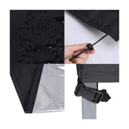 Garden Furniture Cover 150X90X75Cm Black 420D Oxford Rectangular Table Protective Tarp For - thumbnail 7