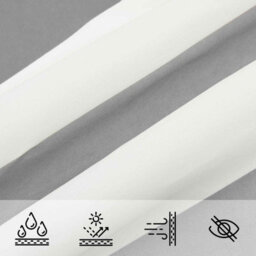 Walplus Sun Shade Sail Light Grey And White 3 X 3 X 3 M - thumbnail 6