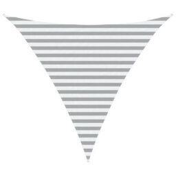 Walplus Sun Shade Sail Light Grey And White 3 X 3 X 3 M - thumbnail 2