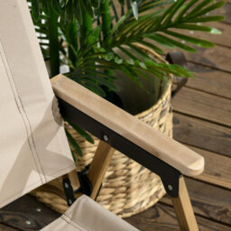 Outsunny Lightweight Portable Folding Chair For Camping, Fishing, Khaki - thumbnail 8
