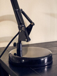 Orsina Comtemporary Black Desk Lamp, Modern And Timeless Design Bedside Table Light, Sleek Lamp On Livingroom Table - thumbnail 8