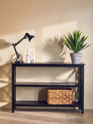 Orsina Comtemporary Black Desk Lamp, Modern And Timeless Design Bedside Table Light, Sleek Lamp On Livingroom Table - thumbnail 6