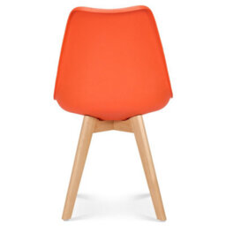 Bravich Rocco Tulip Dining Chair - Orange - Set Of 4 - thumbnail 8