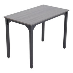 Grey Space Saving Dining Table And 4 Chairs Industrial Kitchen Furniture 5Pcs Set - thumbnail 3