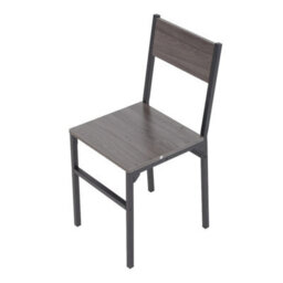 Grey Space Saving Dining Table And 4 Chairs Industrial Kitchen Furniture 5Pcs Set - thumbnail 4