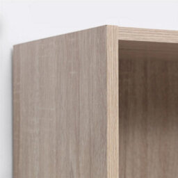 Small 3 Tier Cube Bookcase Display Shelving Storage Unit Furniture Sonoma Oak - thumbnail 5