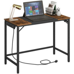 80X40X77Cm Office Computer Writing Desk With Power Outlet Study Table - thumbnail 3
