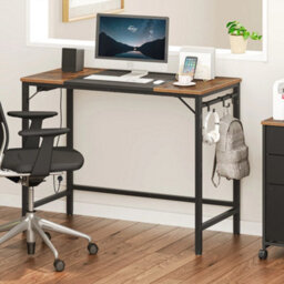 80X40X77Cm Office Computer Writing Desk With Power Outlet Study Table - thumbnail 1