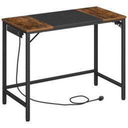 80X40X77Cm Office Computer Writing Desk With Power Outlet Study Table - thumbnail 4