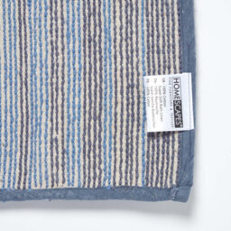Homescapes Blue And White Stripe Cotton Bath Mat - thumbnail 5