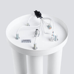 Luminosa Lighting Luminosa Lagos Modern Ceiling Lamp 5 Light White - thumbnail 5