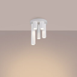 Luminosa Lighting Luminosa Lagos Modern Ceiling Lamp 5 Light White - thumbnail 3