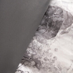OHS Marble Duvet Cover Set Quilt Bedding Reversible, Grey/white - Double - thumbnail 4