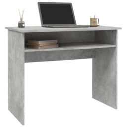 Berkfield Modern Desk Concrete Grey 90X50X74 Cm Engineered Wood - thumbnail 3