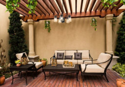 Stylish Outdoor Ip44 5 Bulb Chandelier In Architectural Bronze - Led E27 75W - thumbnail 2
