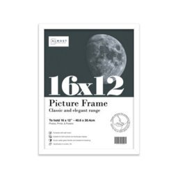16X12 White Picture Frame (40.6 X 30.5Cm) Poster, Photo, Artwork, Gallery Wall Or Print - thumbnail 1