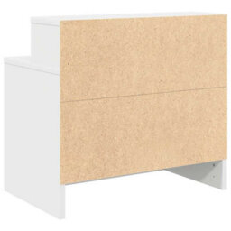 Berkfield Bedside Cabinet With Drawer White 51X31X47 Cm - thumbnail 7